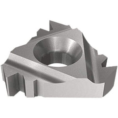 Iscar - 27EL External Left Hand ISO Laydown Threading Insert - Grade IC908, TiAlN Coated Carbide, 15.88mm Inscribed Circle - Apex Tool & Supply