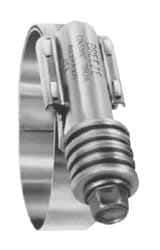 IDEAL TRIDON - Stainless Steel Auto-Adjustable Worm Drive Clamp - 5/8" Wide x 5/8" Thick, 7-1/4" Hose, 7-1/4 to 8-1/8" Diam - Apex Tool & Supply