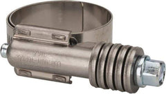 IDEAL TRIDON - Steel Auto-Adjustable Worm Drive Clamp - 5/8" Wide x 5/8" Thick, 1" Hose, 1 to 1-3/4" Diam - Apex Tool & Supply