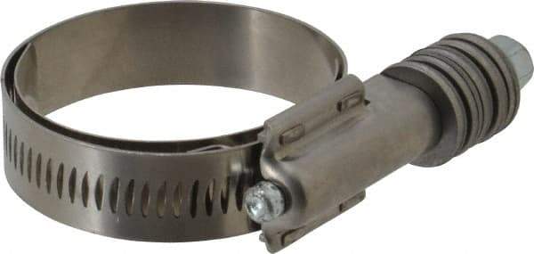 IDEAL TRIDON - Steel Auto-Adjustable Worm Drive Clamp - 5/8" Wide x 5/8" Thick, 1-1/4" Hose, 1-1/4 to 2-1/8" Diam - Apex Tool & Supply