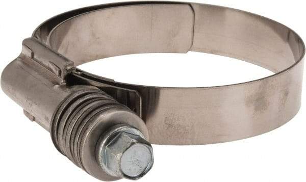 IDEAL TRIDON - Steel Auto-Adjustable Worm Drive Clamp - 5/8" Wide x 5/8" Thick, 2-1/4" Hose, 2-1/4 to 3-1/8" Diam - Apex Tool & Supply