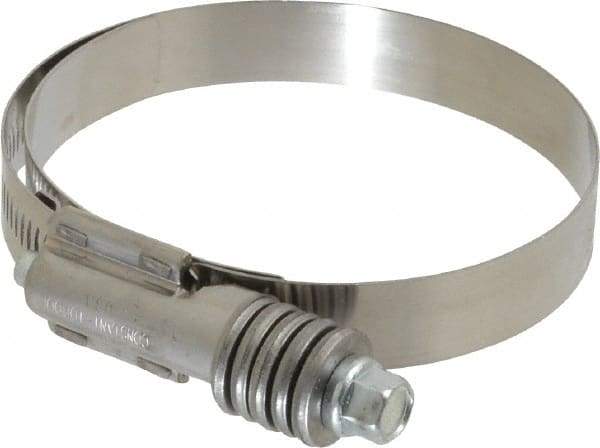 IDEAL TRIDON - Steel Auto-Adjustable Worm Drive Clamp - 5/8" Wide x 5/8" Thick, 2-3/4" Hose, 2-3/4 to 3-5/8" Diam - Apex Tool & Supply