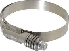 IDEAL TRIDON - Steel Auto-Adjustable Worm Drive Clamp - 5/8" Wide x 5/8" Thick, 2-3/4" Hose, 2-3/4 to 3-5/8" Diam - Apex Tool & Supply