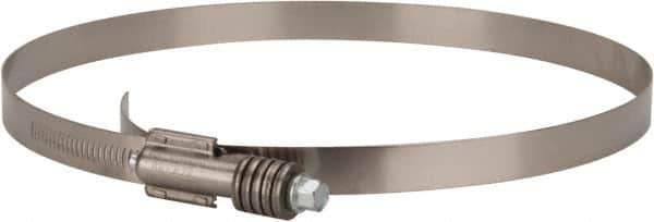 IDEAL TRIDON - Steel Auto-Adjustable Worm Drive Clamp - 5/8" Wide x 5/8" Thick, 8-1/4" Hose, 8-1/4 to 9-1/8" Diam - Apex Tool & Supply