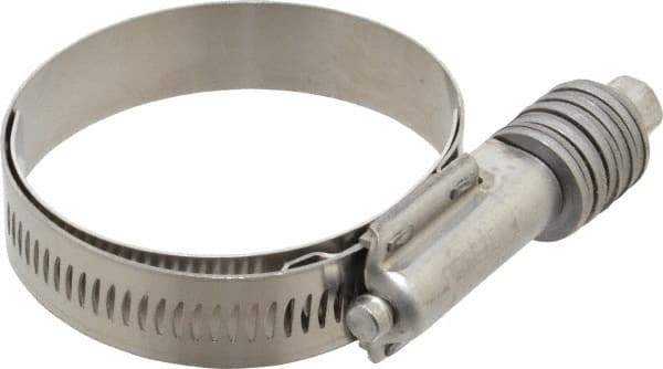 IDEAL TRIDON - Stainless Steel Auto-Adjustable Worm Drive Clamp - 5/8" Wide x 5/8" Thick, 1-3/4" Hose, 1-3/4 to 2-5/8" Diam - Apex Tool & Supply