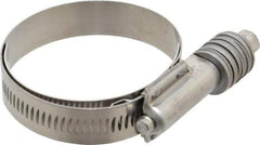 IDEAL TRIDON - Stainless Steel Auto-Adjustable Worm Drive Clamp - 5/8" Wide x 5/8" Thick, 1-3/4" Hose, 1-3/4 to 2-5/8" Diam - Apex Tool & Supply