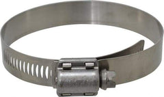 IDEAL TRIDON - SAE Size 48, 2-9/16 to 3-1/2" Diam, Stainless Steel MS Series MIL-Spec Worm Drive Clamp - 1/2" Wide, Material Grade 300 SERIES, Series MS Mil Spec - Apex Tool & Supply