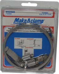 Made in USA - 2" Diam, Hose Clamp Kit - Apex Tool & Supply