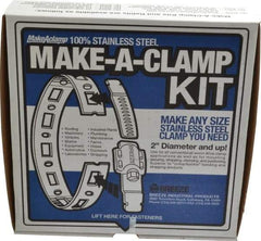 Made in USA - 2" Diam, Hose Clamp Kit - Apex Tool & Supply
