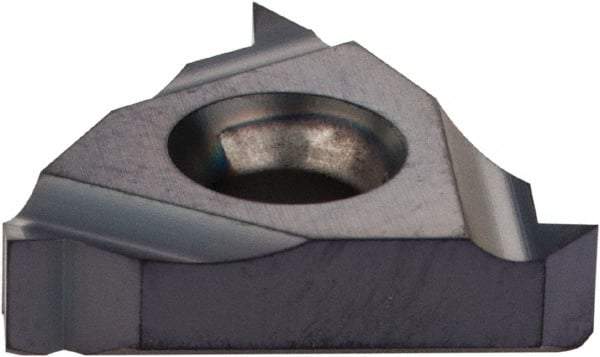 Iscar - 16IR Internal Right Hand 48-16 Partial Profile 60° Laydown Threading Insert - Grade IC908, TiAlN Coated Carbide, 9.53mm Inscribed Circle - Apex Tool & Supply