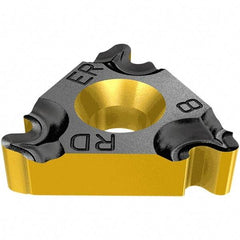 Iscar - 11IRM Internal Right Hand ISO Laydown Threading Insert - Grade IC908, TiAlN Coated Carbide, 6.35mm Inscribed Circle - Apex Tool & Supply