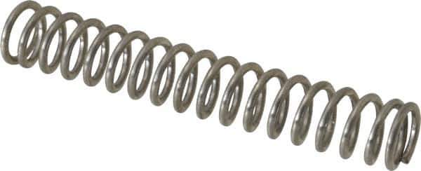 Made in USA - 0.218" OD, 0.028" Wire, 1-3/8" Free Length, Compression Spring - 8.05 Lb Spring Rating - Apex Tool & Supply