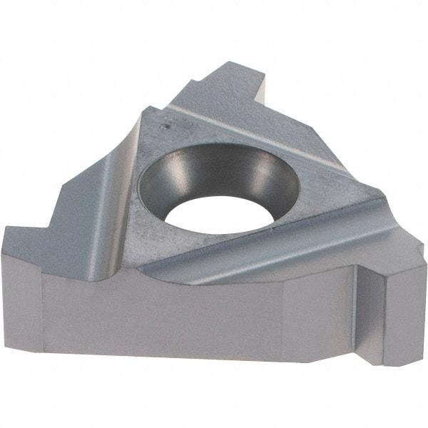 Iscar - 27ER External Right Hand 4 Stub Acme Laydown Threading Insert - Grade IC908, TiAlN Coated Carbide, 15.88mm Inscribed Circle - Apex Tool & Supply