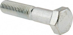 Value Collection - M12x1.75mm Metric Coarse, 60mm Length Under Head Hex Head Cap Screw - Partially Threaded, Grade 10.9 Alloy Steel, Zinc-Plated Finish, 19mm Hex - Apex Tool & Supply