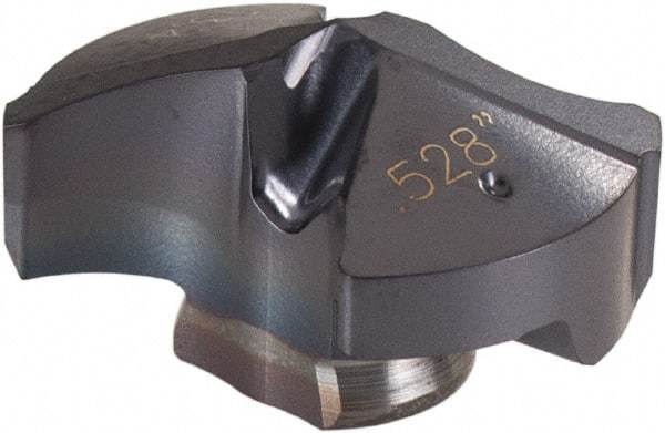 Iscar - Series IDI-SG, 13.41mm Diam Grade IC908 140° Replaceable Drill Tip - Carbide, TiAlN Finish, 13 Seat Size - Apex Tool & Supply