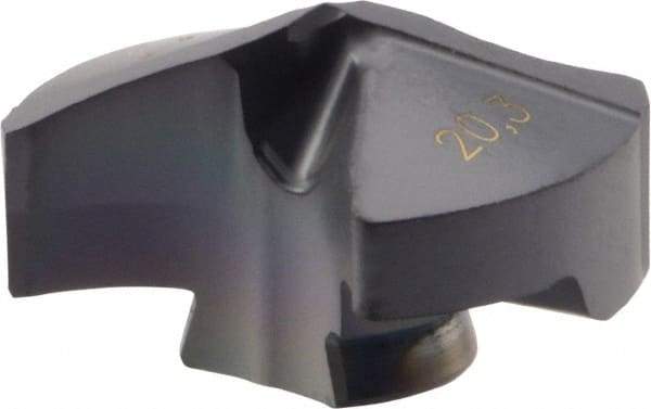 Iscar - Series IDI-SG, 0.799" Diam Grade IC908 140° Replaceable Drill Tip - Carbide, TiAlN Finish - Apex Tool & Supply
