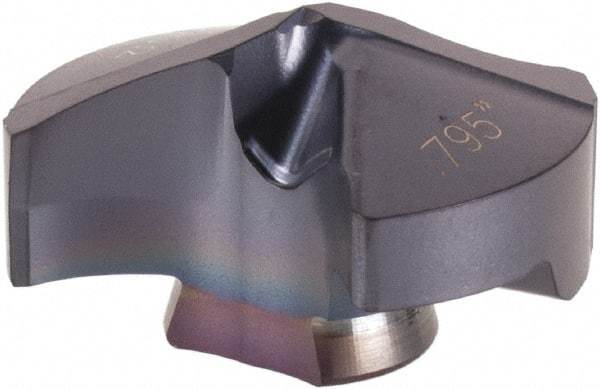 Iscar - Series IDI-SG, 0.795" Diam Grade IC908 140° Replaceable Drill Tip - Carbide, TiAlN Finish - Apex Tool & Supply