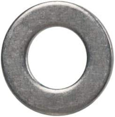 Made in USA - #3 Screw, Grade 300 Stainless Steel Standard Flat Washer - 0.102" ID x 0.18" OD, 0.032" Thick, Passivated Finish, Meets Military Specifications - Apex Tool & Supply