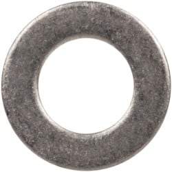Made in USA - #4L Screw, Grade 300 Stainless Steel Standard Flat Washer - 0.115" ID x 0.209" OD, 0.016" Thick, Passivated Finish, Meets Military Specifications - Apex Tool & Supply