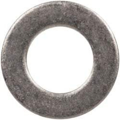 Made in USA - #4L Screw, Grade 300 Stainless Steel Standard Flat Washer - 0.115" ID x 0.209" OD, 0.016" Thick, Passivated Finish, Meets Military Specifications - Apex Tool & Supply