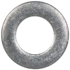 Made in USA - #4 Screw, Grade 300 Stainless Steel Standard Flat Washer - 0.115" ID x 0.209" OD, 0.032" Thick, Passivated Finish, Meets Military Specifications - Apex Tool & Supply