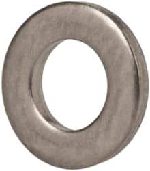Made in USA - #5 Screw, Grade 300 Stainless Steel Standard Flat Washer - 0.128" ID x 0.238" OD, 0.032" Thick, Passivated Finish, Meets Military Specifications - Apex Tool & Supply