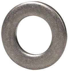 Made in USA - #8 Screw, Grade 300 Stainless Steel Standard Flat Washer - 0.169" ID x 0.304" OD, 0.032" Thick, Passivated Finish, Meets Military Specifications - Apex Tool & Supply