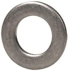 Made in USA - #8 Screw, Grade 300 Stainless Steel Standard Flat Washer - 0.169" ID x 0.304" OD, 0.032" Thick, Passivated Finish, Meets Military Specifications - Apex Tool & Supply