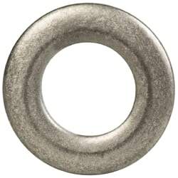 Made in USA - #10 Screw, Grade 300 Stainless Steel Standard Flat Washer - 0.195" ID x 0.354" OD, 0.063" Thick, Passivated Finish, Meets Military Specifications - Apex Tool & Supply