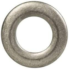 Made in USA - #10 Screw, Grade 300 Stainless Steel Standard Flat Washer - 0.195" ID x 0.354" OD, 0.063" Thick, Passivated Finish, Meets Military Specifications - Apex Tool & Supply