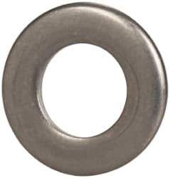 Made in USA - 1/4" Screw, Grade 300 Stainless Steel Standard Flat Washer - 0.255" ID x 0.468" OD, 0.063" Thick, Passivated Finish, Meets Military Specifications - Apex Tool & Supply