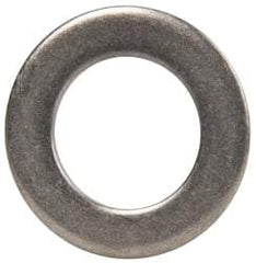 Made in USA - 7/16" Screw, Grade AN960 Stainless Steel Standard Flat Washer - 0.453" ID x 3/4" OD, 0.063" Thick, Passivated Finish, Meets Military Specifications - Apex Tool & Supply
