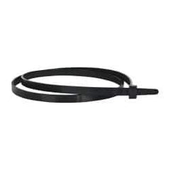 Made in USA - 28" Long Black Nylon Standard Cable Tie - 120 Lb Tensile Strength, 9" Max Bundle Diam - Apex Tool & Supply