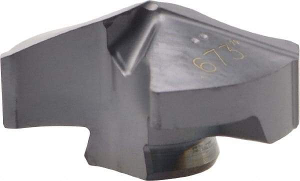 Iscar - Series IDI-SG, 0.673" Diam Grade IC908 140° Replaceable Drill Tip - Carbide, TiAlN Finish - Apex Tool & Supply