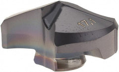 Iscar - Series IDI-SK, 17.09mm Diam Grade IC908 140° Replaceable Drill Tip - Carbide, TiAlN Finish, 17 Seat Size - Apex Tool & Supply