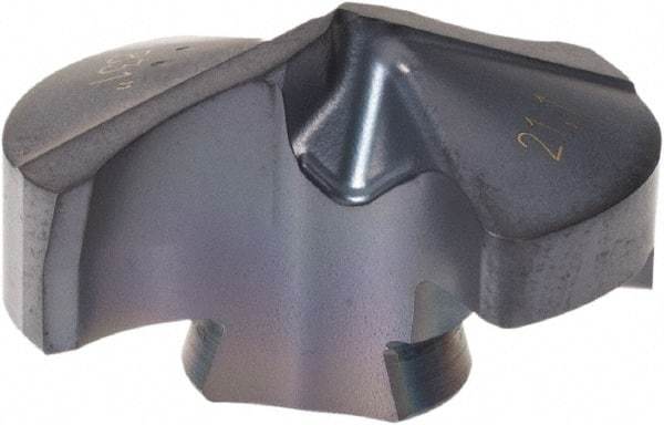 Iscar - Series IDI-SG, 0.831" Diam Grade IC908 140° Replaceable Drill Tip - Carbide, TiAlN Finish - Apex Tool & Supply