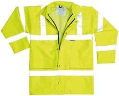 OccuNomix - Size L Cold Weather & High Visibility Jacket - Orange, Polyester, Zipper, Snaps Closure, 39 to 43" Chest - Apex Tool & Supply