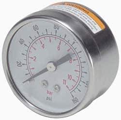 Parker - Stainless Steel FRL Pressure Gauge - Use with PB11/PR10 - Apex Tool & Supply
