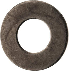 Made in USA - #8L Screw, Grade AN960 Stainless Steel Standard Flat Washer - 0.174" ID x 3/8" OD, 0.016" Thick, Passivated Finish, Meets Military Specifications - Apex Tool & Supply