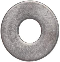 Made in USA - #10L Screw, Grade AN960 Stainless Steel Standard Flat Washer - 0.203" ID x 0.438" OD, 0.032" Thick, Passivated Finish, Meets Military Specifications - Apex Tool & Supply