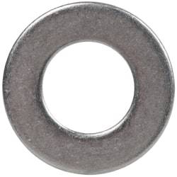 Made in USA - 1/4" Screw, Grade AN960 Stainless Steel Standard Flat Washer - 0.267" ID x 1/2" OD, 0.028" Thick, Passivated Finish, Meets Military Specifications - Apex Tool & Supply