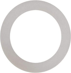 Made in USA - #12 Screw, Grade 6/6 Nylon Standard Flat Washer - 1/4" ID x 3/8" OD, 0.015" Thick, Plain Finish - Apex Tool & Supply