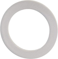 Made in USA - 3/8" Screw, Grade 6/6 Nylon Standard Flat Washer - 7/16" ID x 5/8" OD, 0.031" Thick, Plain Finish - Apex Tool & Supply