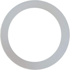 Made in USA - 1/2" Screw, Grade 6/6 Nylon Standard Flat Washer - 1/2" ID x 0.687" OD, 0.031" Thick, Plain Finish - Apex Tool & Supply