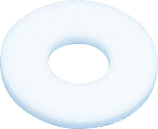 Made in USA - 5/16" Screw, PTFE Standard Flat Washer - 0.344" ID x 7/8" OD, 0.08" Thick, Plain Finish - Apex Tool & Supply