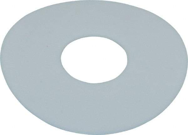 Made in USA - 1/2" Screw, PTFE Standard Flat Washer - 0.532" ID x 1-1/2" OD, 0.02" Thick, Plain Finish - Apex Tool & Supply