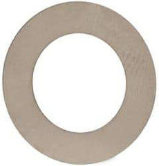 Made in USA - 0.012" Thick, 0.38" Inside x 5/8" OD, Round Shim - 5/16" Screw, Uncoated 302/304 Stainless Steel - Apex Tool & Supply