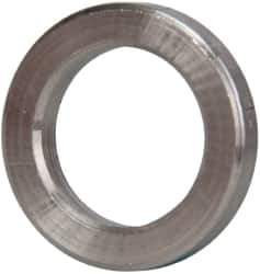 Made in USA - 1/8" Thick, 0.505" Inside x 3/4" OD, Round Shim - 7/16" Screw, Uncoated 300 Stainless Steel - Apex Tool & Supply