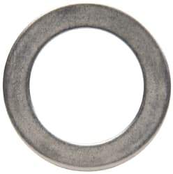Made in USA - 0.02" Thick, 0.505" Inside x 3/4" OD, Round Shim - 7/16" Screw, Uncoated 302/304 Stainless Steel - Apex Tool & Supply