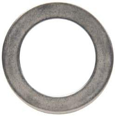Made in USA - 0.02" Thick, 0.505" Inside x 3/4" OD, Round Shim - 7/16" Screw, Uncoated 302/304 Stainless Steel - Apex Tool & Supply